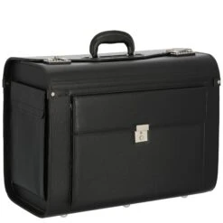 Dermata - Pilotenkoffer 50 Cm -Modetaschen 7039xl sw b5