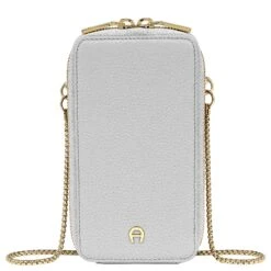 Aigner - Handytasche Mit Kette Leder 17 Cm