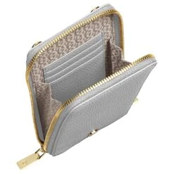 Aigner - Handytasche Mit Kette Leder 17 Cm -Modetaschen Aigner Handytasche mit Kette Leder 17 cm spectre grey 163139 0822 3