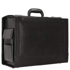Alassio Ancona - Aktenkoffer 45 Cm 15'' -Modetaschen Alassio Pilotenkoffer Ancona 45 cm 15 039 039 black 45042 5