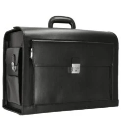 Alassio Verona - Aktenkoffer 49 Cm 17'' -Modetaschen Alassio Pilotenkoffer Verona 49 cm 17 039 039 black 45057 5