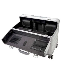 Alumaxx Pandora 42 - 4-Rollen-Businesstrolley 47 Cm -Modetaschen Alumaxx Pandora 42 4 Rollen Businesstrolley 47 cm silber matt 45168 6