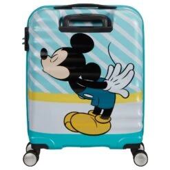 American Tourister Wavebreaker Disney - 4-Rollen-Kabinentrolley S 55 Cm -Modetaschen American Tourister American Tourister Wavebreaker Disney 4 Rollen Kabinentrolley S 55 cm mickey blue kiss 85667 8624 4