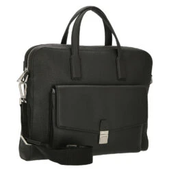 BOSS Crosstown - Aktentasche L 38 Cm Leder -Modetaschen BOSS Crosstown Aktentasche 38 cm black 50470926 001 5