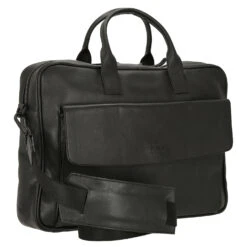 Buckle & Seam Westminster - Aktentasche 16'' 39 Cm -Modetaschen Buckle amp Seam Westminster Aktentasche 16 039 039 39 cm black grey 1310WES015GRE 5