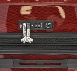 CHECK.IN London 2.0 - 4-Rollen-Trolley 75 Cm -Modetaschen CHECK IN London 2 0 4 Rollen Trolley 75 cm carbon rot 56 2210674 75 7