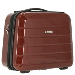 CHECK.IN London 2.0 - Beauty Case 33 Cm -Modetaschen CHECK IN London 2 0 Kosmetikkoffer Beauty Case 33 cm carbon rot 56 2240574 5