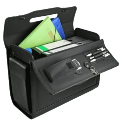 D&N Business & Travel - Pilotenkoffer Leder 41 Cm -Modetaschen D amp N Business amp Travel Pilotenkoffer Leder 41 cm schwarz DN2687 01 6