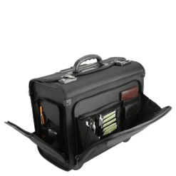 D&N Business & Travel - 2-Rollen Businesstrolley 43 Cm Nylon 11 D&N Business & Travel - 2-Rollen Businesstrolley 43 Cm Nylon -Modetaschen D amp N Business amp Travel Pilotenkoffer mit 2 Rollen 840D Nylon 43 cm mit Laptopfach schwarz DN2688 01 6