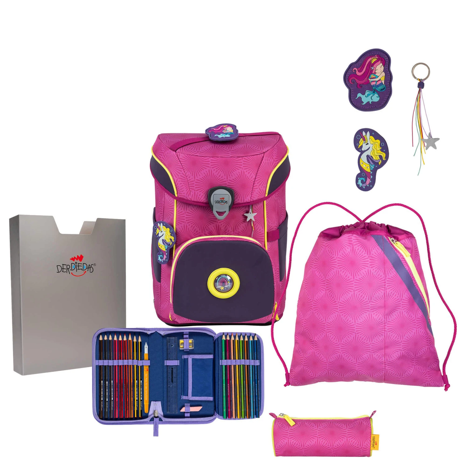 DerDieDas ErgoFlex Easy Exklusiv Superflash - Schulranzen Set 5 Tlg. 950g 1 DerDieDas ErgoFlex Easy Exklusiv Superflash - Schulranzen Set 5 Tlg. 950g