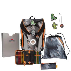 DerDieDas ErgoFlex Max Exclusiv LED - Schulranzenset 5tlg. 950g