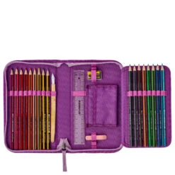 DerDieDas ErgoFlex - Schulranzen Set 5tlg. 800g -Modetaschen DerDieDas Ergoflex Schulranzen Set 5tlg purple dots 8505151 8