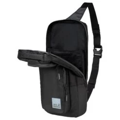 Jack Wolfskin Lyon Cross Over - Umhängetasche 40 Cm -Modetaschen Jack Wolfskin Lyon Cross Over Umh ngetasche 40 cm ultra black 2010341 6666 3