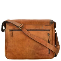 Jost Randers - Umhängetasche L 38 Cm -Modetaschen Jost Randers Umh ngetasche L 38 cm cognac 2442 007 4