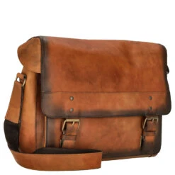 Jost Randers - Umhängetasche L 38 Cm -Modetaschen Jost Randers Umh ngetasche L 38 cm cognac 2442 007 5