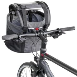RIXEN & KAUL KLICKfix Doggy Basket 24 - Hundefahrradtasche 38 Cm -Modetaschen KLICKfix Rixen amp Kaul Doggy Shopper Hundefahrradtasche 38 cm grey black 0302GR 5