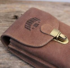 Klondike 1896 Bobby Echtleder - Gürteltasche 17 Cm -Modetaschen Klondike 1896 Bobby Echtleder G rteltasche 17 cm mittelbraun KD1032 02 4