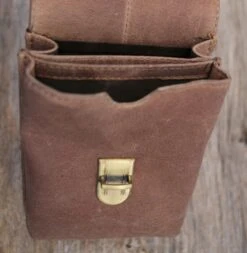 Klondike 1896 Bobby Echtleder - Gürteltasche 17 Cm -Modetaschen Klondike 1896 Bobby Echtleder G rteltasche 17 cm mittelbraun KD1032 02 7