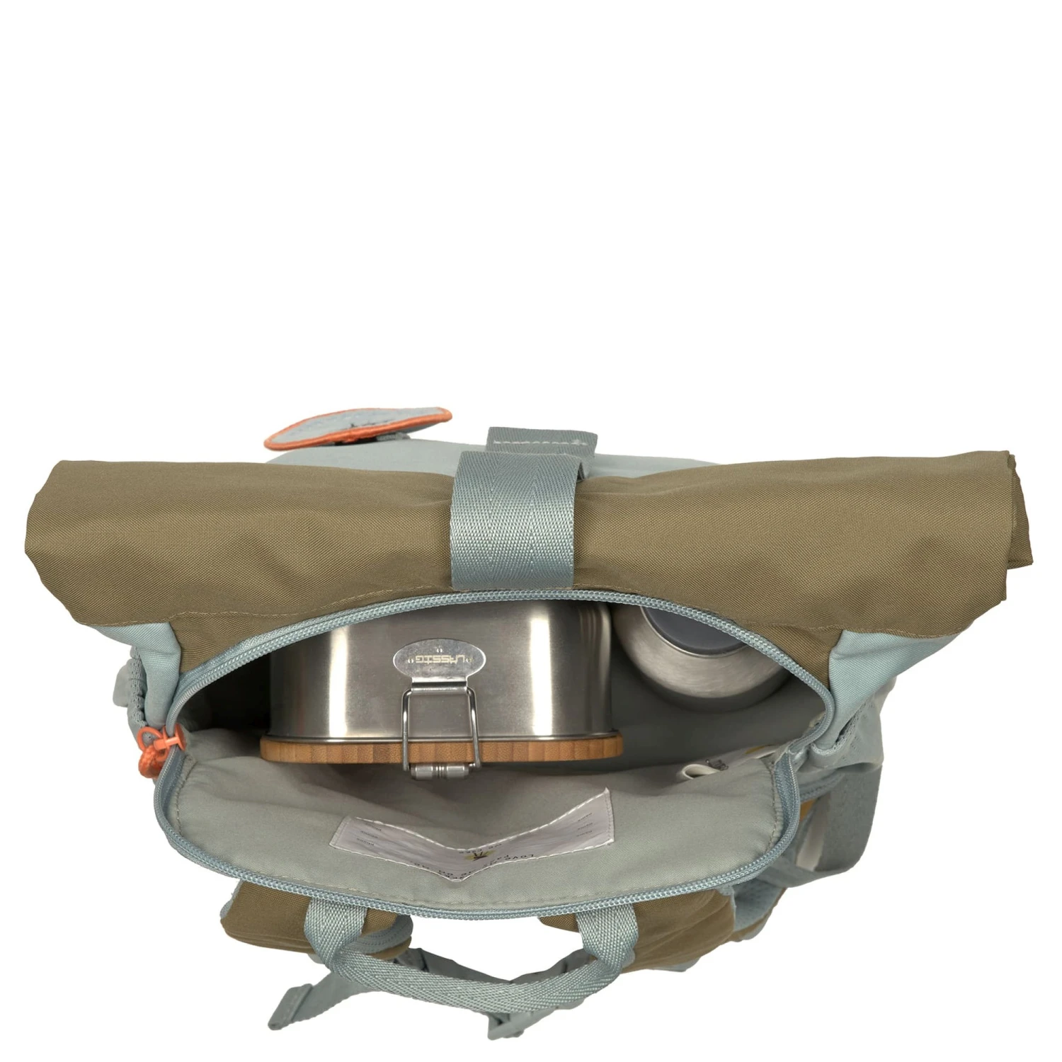 LÄSSIG Mini Rolltop Nature - Kinderrucksack 32 Cm 4 LÄSSIG Mini Rolltop Nature - Kinderrucksack 32 Cm – Bild 4