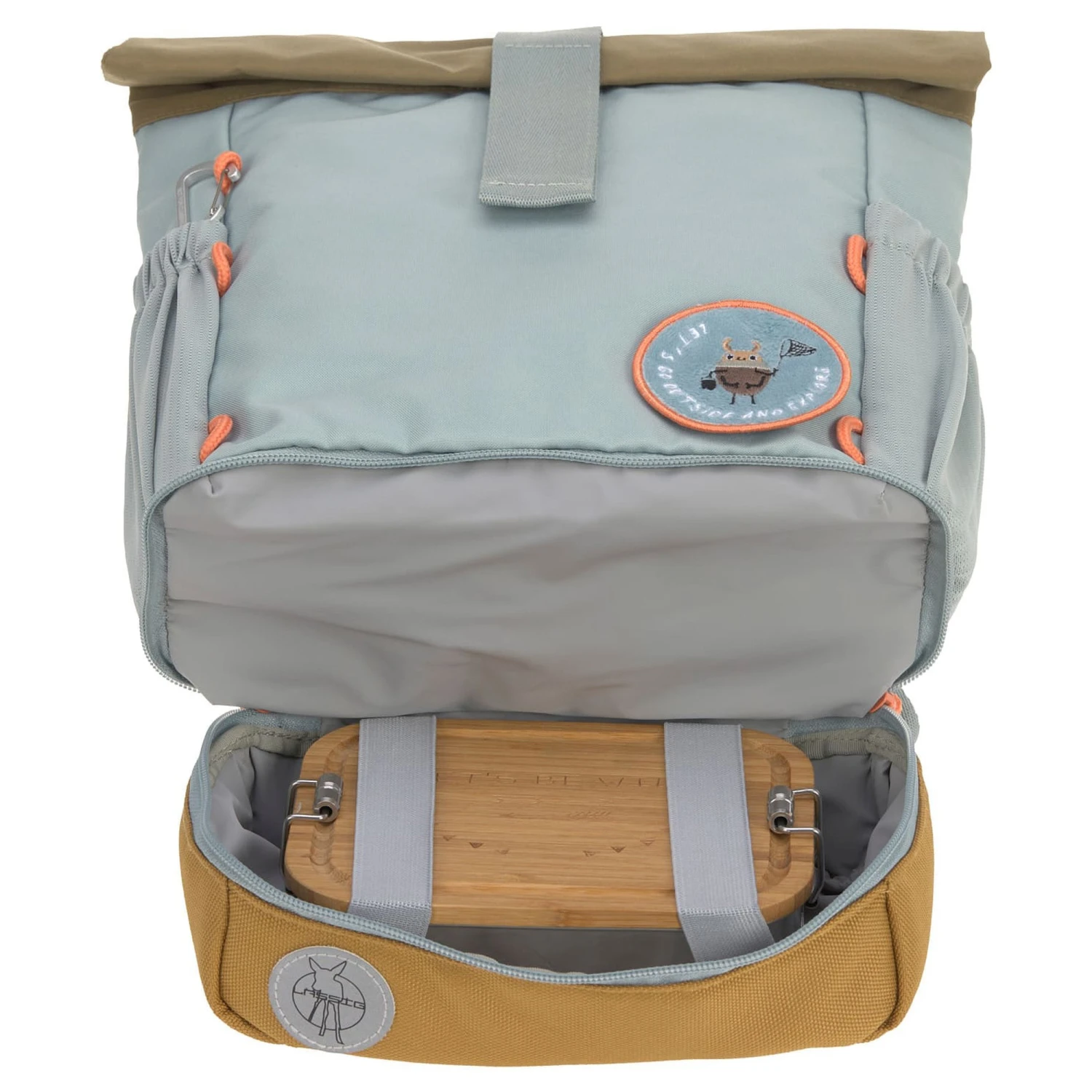 LÄSSIG Mini Rolltop Nature - Kinderrucksack 32 Cm 5 LÄSSIG Mini Rolltop Nature - Kinderrucksack 32 Cm – Bild 5