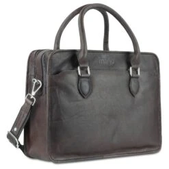 Mano Don Pietro - Aktentasche 13'' 38.5 Cm -Modetaschen Mano Don Pietro Aktentasche mit Laptopfach 13 039 039 38 5 cm dunkelbraun M191916021 4