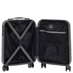 March 15 Fly Brushed - 4-Rollen-Kabinentrolley S 55 Cm -Modetaschen March 15 Fly brushed 4 Rollen Kabinentrolley S 55 cm silver brushed M104 18 51 6