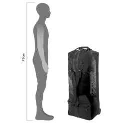 Ortlieb RS 140 - 2-Rollenreisetasche 98 Cm -Modetaschen Ortlieb RS 2 Rollenreisetasche 140 L 98 cm black K13201 11
