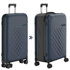 Rollink Vega 360 - Faltbarer 4-Rollen-Trolley 76 Cm -Modetaschen Rollink Vega 360 4 Rollen Trolley 76 cm atlantic blue 360 29 220 380 100 9