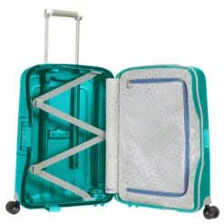 Samsonite S Cure Spinner - 4-Rollen-Kabinentrolley S 55 Cm -Modetaschen Samsonite S Cure Spinner 4 Rollen Kabinentrolley S 55 cm aqua blue 49539 1012 5
