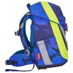 Scout Sunny II DIN - Schulranzen Set 4tlg. -Modetaschen Scout Sunny II DIN Schulranzen Set 4tlg Blue Police 73450721600 3