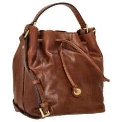 The Bridge Story Donna - Beuteltasche Leder 28 Cm -Modetaschen The Bridge Story Donna Beuteltasche Leder 28 cm brown 04094601 14 5