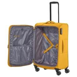 Travelite Croatia - 4-Rollen-Trolley M 67 Cm Erw. -Modetaschen Travelite Croatia 4 Rollen Trolley M 67 cm erw curry 080348 89 6