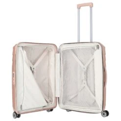 Travelite Elvaa - 4-Rollen-Trolley M 66 Cm Erw -Modetaschen Travelite Elvaa 4 Rollen Trolley M 66 cm erw rosegold 076348 14 5