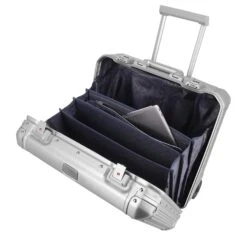 Travelite Next - 2-Rollen-Businesstrolley 45 Cm -Modetaschen Travelite Next 2 Rollen Businesstrolley 45 cm silver 079912 56 7