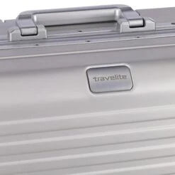 Travelite Next - 4-Rollen Trolley Set S+L 2tlg. -Modetaschen Travelite Next 4 Rollen Trolley Set S L 2tlg silber 079942 56 9