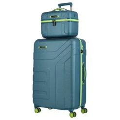 Travelite Vector - Beauty Case 36 Cm -Modetaschen Travelite Vector Beautycase 36 cm petrol limone 072003 22 6