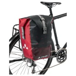 Vaude Bike Aqua Back Print Single 24 - Hinterradtasche 37 Cm -Modetaschen Vaude Bike Aqua Back Print Single Hinterradtasche 37 cm black red 128040310 4